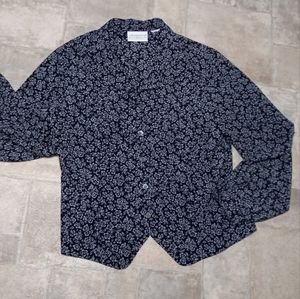 90s style button down shirt